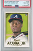 Graded 2018 Topps Gallery Ronald Acuna Jr. #140 Rookie RC Baseball Card PSA 10 Gem Mint