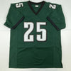 Autographed/Signed LeSean McCoy Philadelphia Green Football Jersey JSA COA