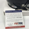 Autographed/Signed Ray Lewis Baltimore Ravens Football Mini Helmet PSA/DNA COA