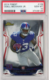 Graded 2014 Topps Finest Odell Beckham Jr. #108 Rookie RC Football Card PSA 10 Gem Mint
