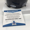 Autographed/Signed Todd Gurley II Los Angeles LA Rams Mini Football Helmet Beckett BAS COA