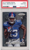 Graded 2014 Panini Prizm Odell Beckham Jr. #282 Rookie RC Football Card PSA 10 Gem Mint