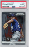 Graded 2013 Panini Prizm Nolan Arenado #220 Rookie RC Baseball Card PSA 10 Gem Mint