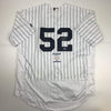 Autographed/Signed CC C.C. Sabathia New York Pinstripe Baseball Jersey Beckett BAS COA