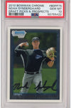 Graded 2010 Bowman Chrome Draft Picks & Prospects Noah Syndergaard #BDPP75 Rookie RC Baseball Card PSA 10 Gem Mint