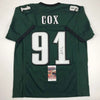 Autographed/Signed Fletcher Cox Philadelphia Green Football Jersey JSA COA by Hall of Fame Sports Memorabilia