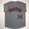 Autographed/Signed Jim Rice Boston Grey Baseball Jersey JSA COA by Hall of Fame Sports Memorabilia