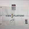 Autographed/Signed Jason Day The Players White PGA Championship Golf Flag/Pin JSA COA Auto