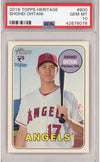 Graded 2018 Topps Heritage Shohei Ohtani #600 Rookie RC Baseball Card PSA 10 Gem Mint