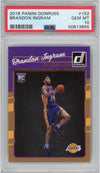 Graded 2016-17 Panini Donruss Brandon Ingram #152 Rookie RC Basketball Card PSA 10 Gem Mint