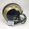 Autographed/Signed Todd Gurley II Los Angeles LA Rams Full Size FS F/S Replica Football Helmet Beckett BAS COA