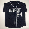 Autographed/Signed Miguel Cabrera Detroit Blue Baseball Jersey JSA COA