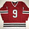 Autographed/Signed Bobby Hull HOF 1983 The Golden Jet Chicago Red Hockey Jersey JSA COA