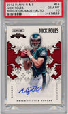 Graded 2012 Panini Rookies & Stars Nick Foles #14 Crusade Rookie RC Football Card PSA 10 Gem Mint