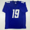 Autographed/Signed Kenny Golladay New York Blue Football Jersey JSA COA