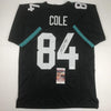 Autographed/Signed Keelan Cole Jacksonville Black Football Jersey JSA COA