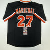 Autographed/Signed Juan Marichal San Francisco Black Baseball Jersey JSA COA
