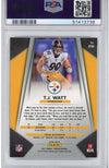 Graded 2017 Panini Prizm T.J. Watt #216 Prizm Rookie RC Football Card PSA 10 Gem Mint