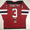 Autographed/Signed Ken Daneyko New Jersey Red Hockey Jersey JSA COA by Hall of Fame Sports Memorabilia