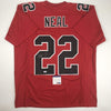 Autographed/Signed Keanu Neal Atlanta Color Rush Football Jersey PSA/DNA COA