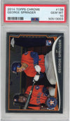 Graded 2014 Topps Chrome George Springer #138 Rookie RC Baseball Card PSA 10 Gem Mint