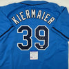 Autographed/Signed Kevin Kiermaier Tampa Bay Light Blue Baseball Jersey PSA/DNA COA