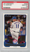 Graded 2012 Bowman Yu Darvish #209 Rookie RC Baseball Card PSA 10 Gem Mint