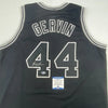 Autographed/Signed George Gervin San Antonio Black Basketball Jersey Beckett BAS COA by Hall of Fame Sports Memorabilia