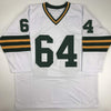 Autographed/Signed Jerry Kramer HOF 2018 Green Bay White Football Jersey JSA COA