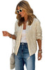 Apricot Sequin Zipper-up Jacket by Wild and Free Boutique