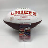 Autographed/Signed Tyreek Hill Kansas City Chiefs Full Size FS White Panel Logo Football JSA COA