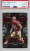 Graded 2019 Panini Select Nick Bosa #48 Rookie RC Football Card PSA 10 Gem Mint