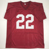 Autographed/Signed Mark Ingram Alabama Red College Football Jersey Beckett BAS COA