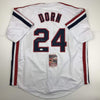 Autographed/Signed Corbin Bernsen Roger Dorn Major League Cleveland White Baseball Jersey JSA COA