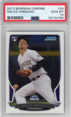 Graded 2013 Bowman Chrome Nolan Arenado #24 Rookie RC Baseball Card PSA 10 Gem Mint
