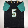 Autographed/Signed Blake Bortles Jacksonville Black Football Jersey Beckett BAS COA
