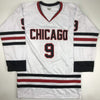 Autographed/Signed Bobby Hull The Golden Jet HOF 1983 Chicago White Hockey Jersey JSA COA