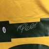 Autographed/Signed Pele Brazil Yellow Soccer Futbol Jersey PSA/DNA COA Auto #2