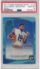 Graded 2017 Panini Donruss Optic Juju Smith-Schuster #176 Rated Aqua #/299 Rookie RC Football Card PSA 10 Gem Mint