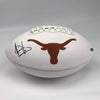 Autographed/Signed Vince Young Texas Longhorns FS White Panel Logo Football Tristar COA