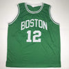Autographed/Signed Terry Rozier Boston Green Basketball Jersey JSA COA