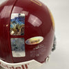Autographed/Signed Matt Leinart & Reggie Bush USC Trojans Southen Cal College Football Mini Helmet GTSM Tristar COA