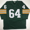 Autographed/Signed Jerry Kramer HOF 2018 Green Bay Green Football Jersey JSA COA by Hall of Fame Sports Memorabilia