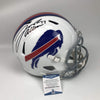Autographed/Signed Josh Allen Buffalo Bills Full Size FS F/S Speed Replica Football Helmet JSA COA