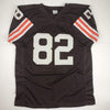 Autographed/Signed Ozzie Newsome HOF 99 Cleveland Football Brown Jersey JSA COA