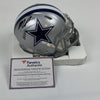 Autographed/Signed Micah Parsons Dallas Cowboys Mini Football Helmet Fanatics COA