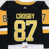 Autographed/Signed Sidney Crosby Pittsburgh Black Hockey Jersey PSA/DNA COA