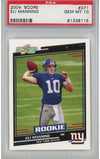 Graded 2004 Score Eli Manning #371 Rookie RC Football Card PSA 10 Gem Mint