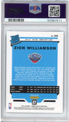 Graded 2019-20 Panini Donruss Optic Zion Williamson #158 Rookie RC Basketball Card PSA 10 Gem Mint