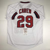 Autographed/Signed Rod Carew California White Baseball Jersey JSA COA